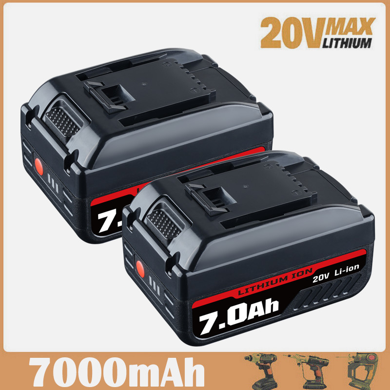 2Pack Max 20V For WORX WA3525 20V 7.0Ah Max Lithium Battery Power Tools WA3520