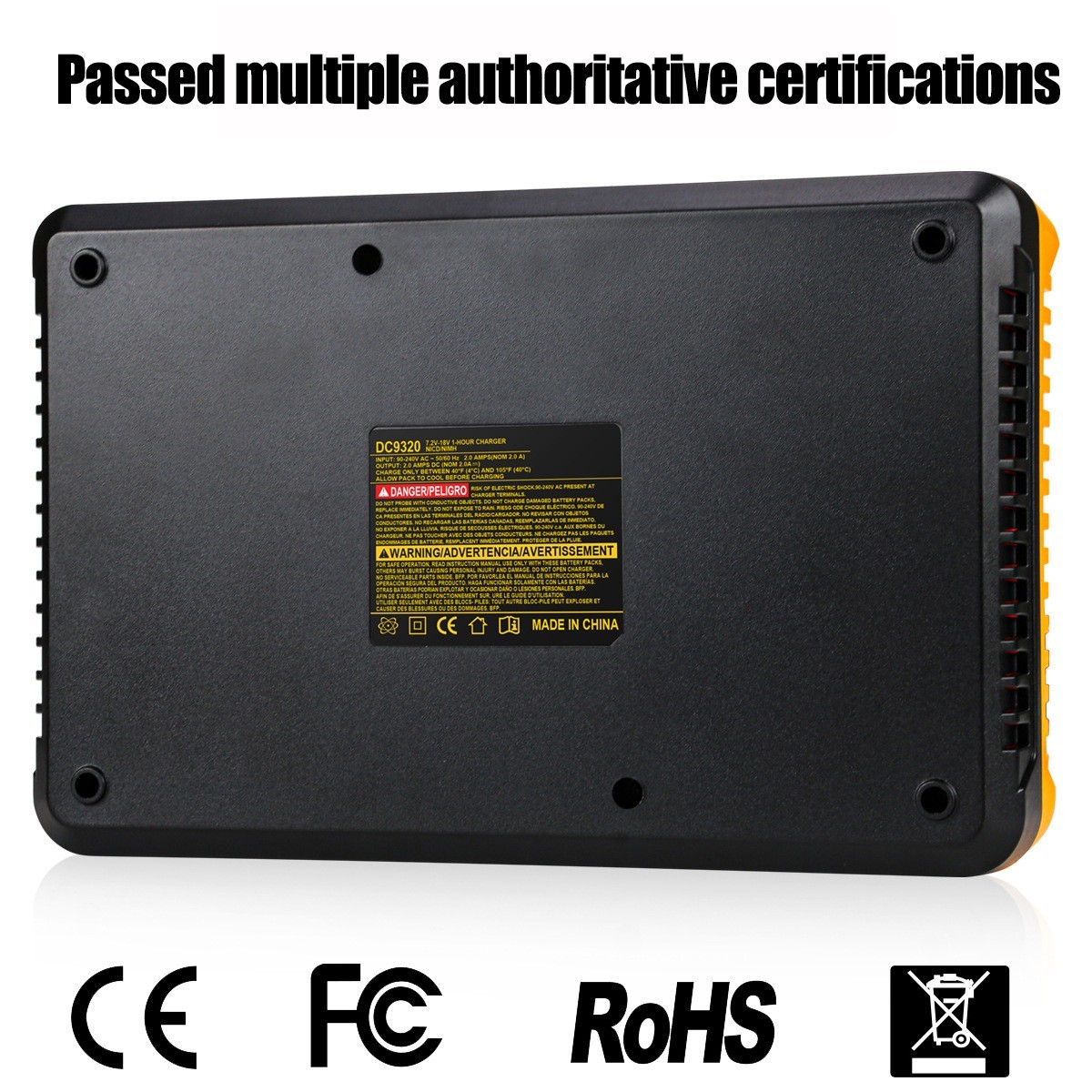For Dewalt NiCd NiMh 7.4V-18V Dual Fast Charger DC9320 DC9096 DC9098 DC9099
