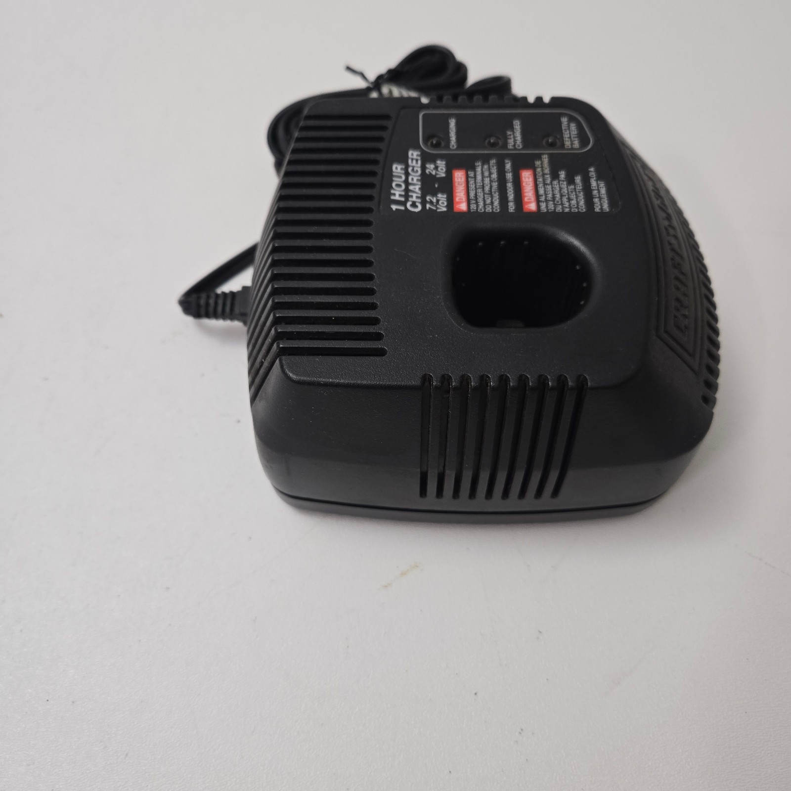 Craftsman Fast Battery Charger 1425301 7.2v 12v 18v 19.2v 24v OEM, Tested/Works