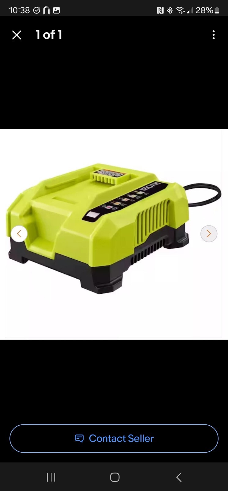 New Ryobi OP406VNM 40V Lithium Ion Battery Rapid Charger OEM
