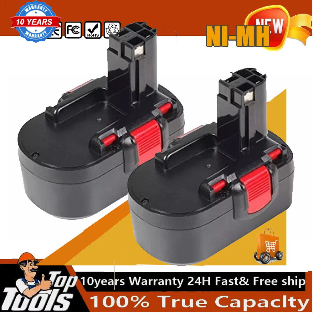 2 Pack 18 Volt 4.8Ah Battery for Bosch BAT025 BAT180 BAT181 BAT189 BAT026 BAT160