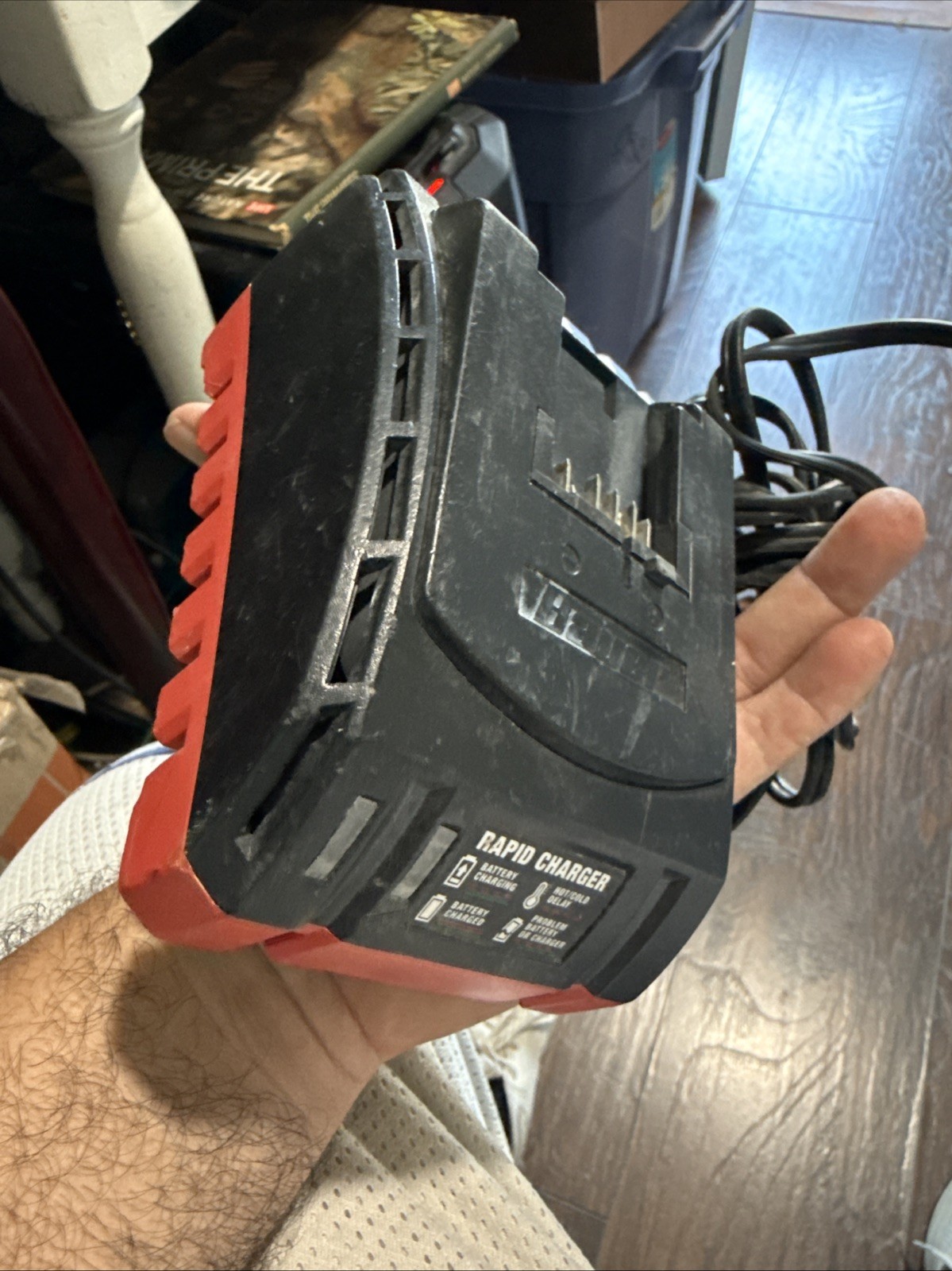 BAUER 20V 1.7A Rapid Battery Charger Fast Charge 1704C-B Tasted Works