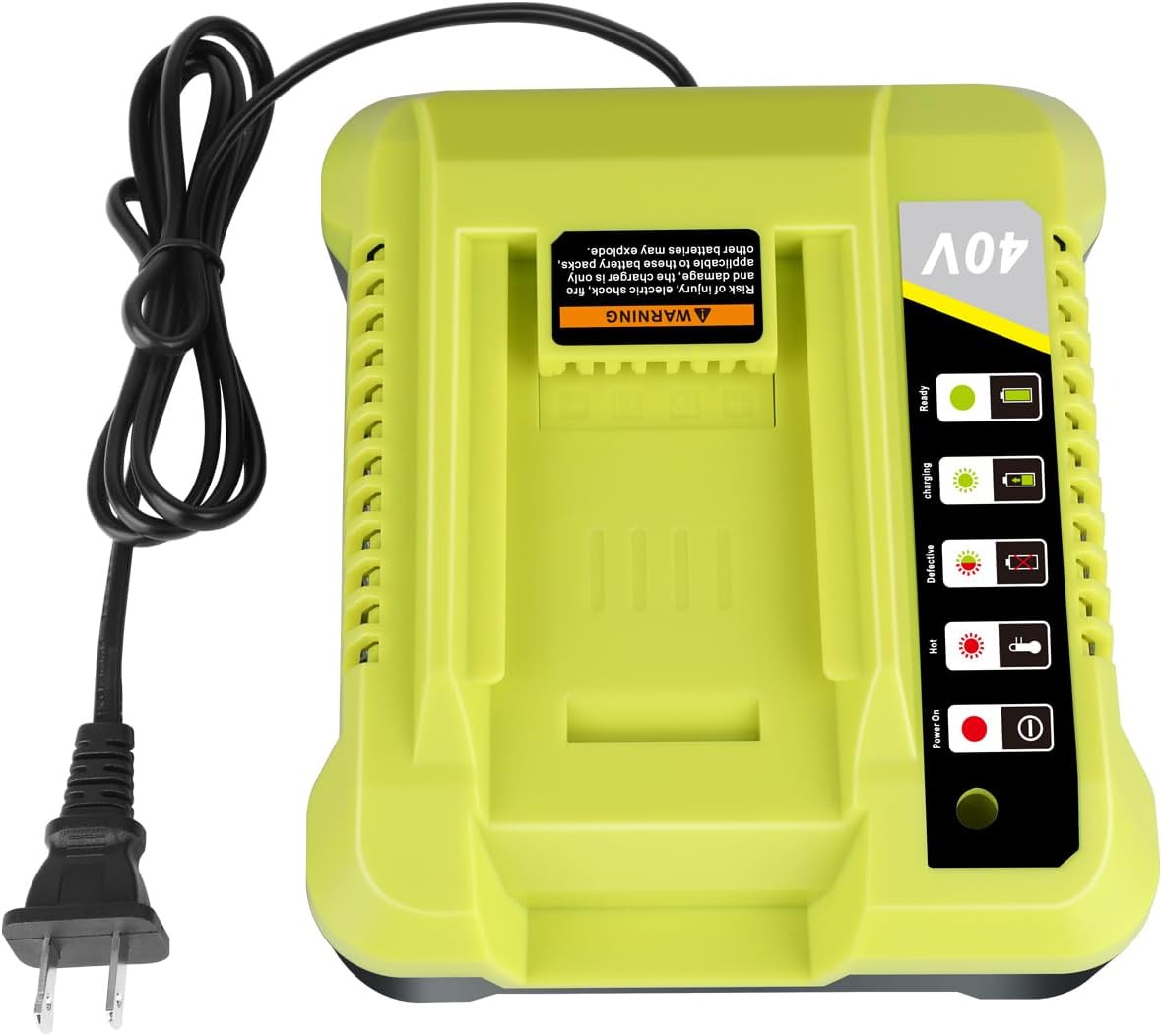 KUNLUN OP401 40-Volt Battery Lithium-Ion Charger for Ryobi 40V OP4050A OP4026 OP
