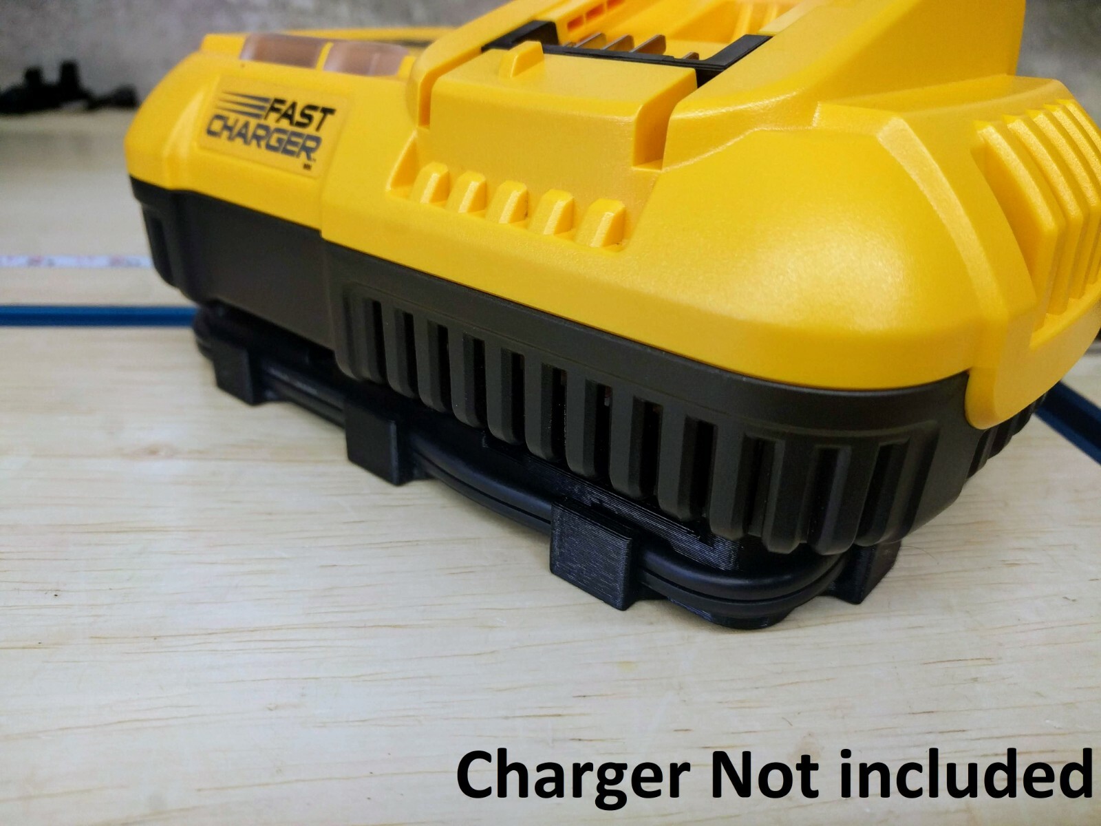 Wall Mount For DeWalt DCB118 Charger With Optional 20v Max Battery Mounts