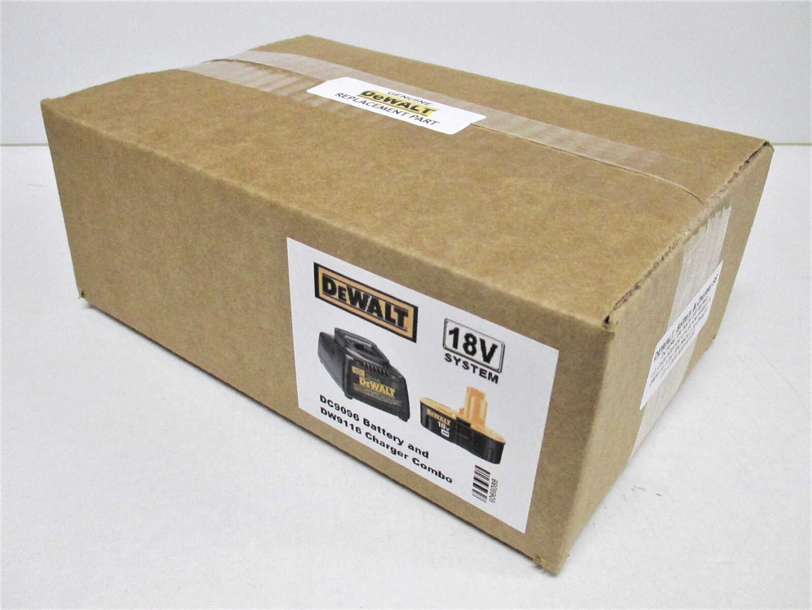 NEW Genuine DeWalt 18V Volt OEM XRP DC9096 Battery + DW9116 1-Hr Charger Set NIB