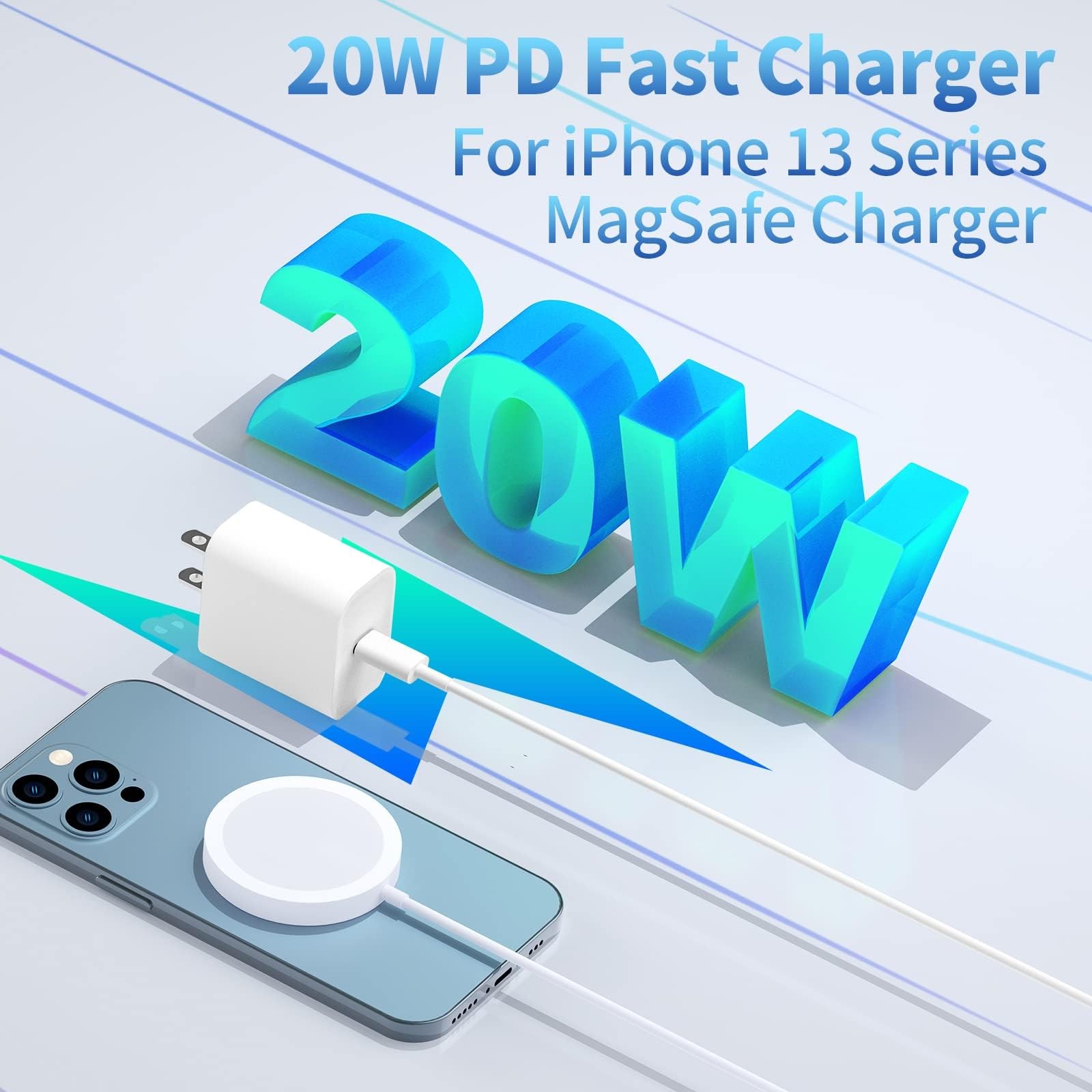 Mfi Certifiediphone 14 Charger Charging Rombica 2Pack 20W Pd Usb-C Power Wall