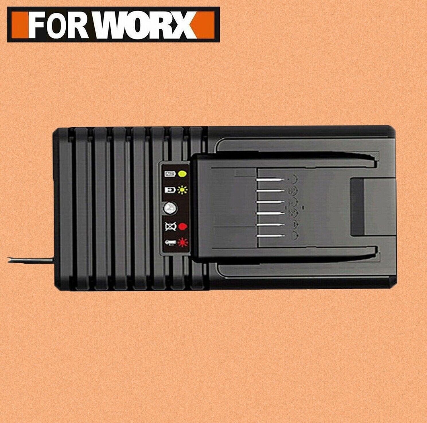 For WORX WA3742 Genuine 20V MAX Li-Ion Charger for WA3520 WA3525 WA3575 battery