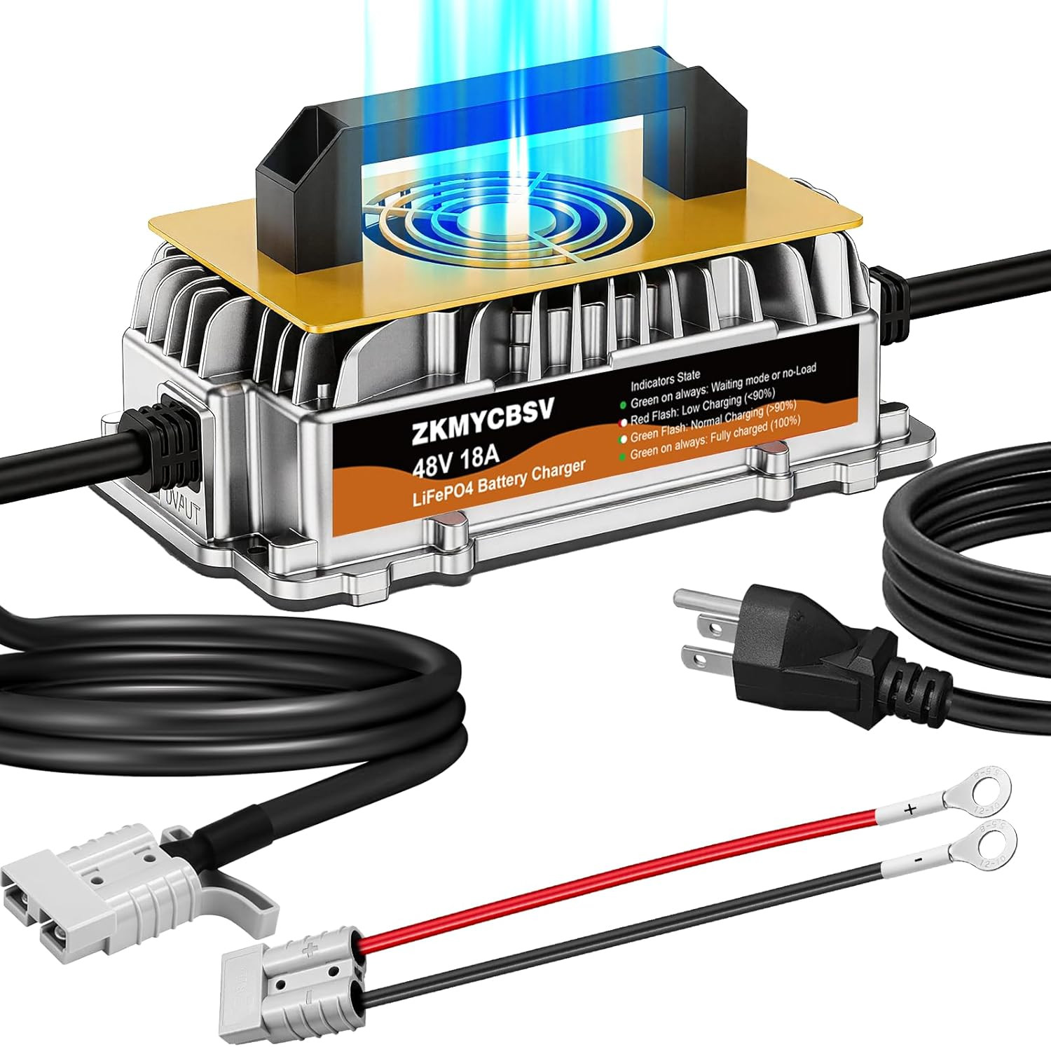48V 18A Lithium Battery Charger, 58.4V 18A Lithium Battery Charger for 48V (51.2