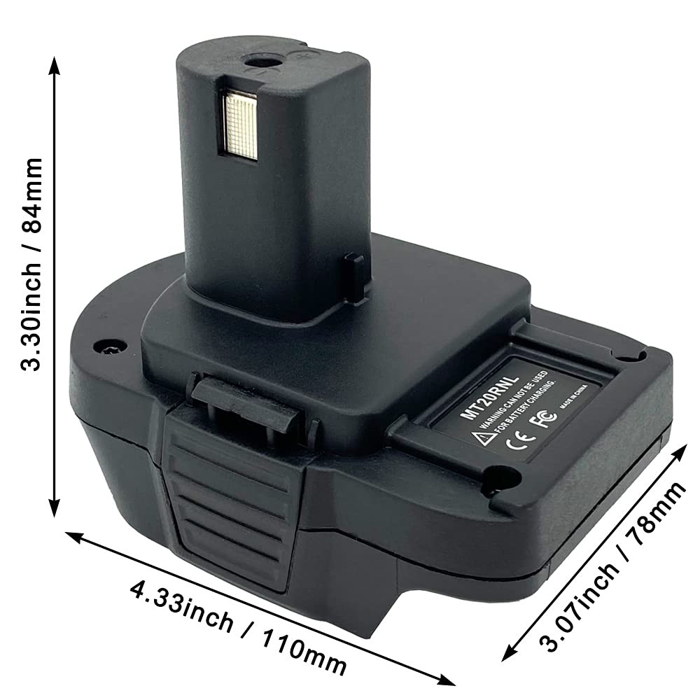 Qinizx Battery Adapter For Makita 18V Lithium Battery To Ryobi 18V One