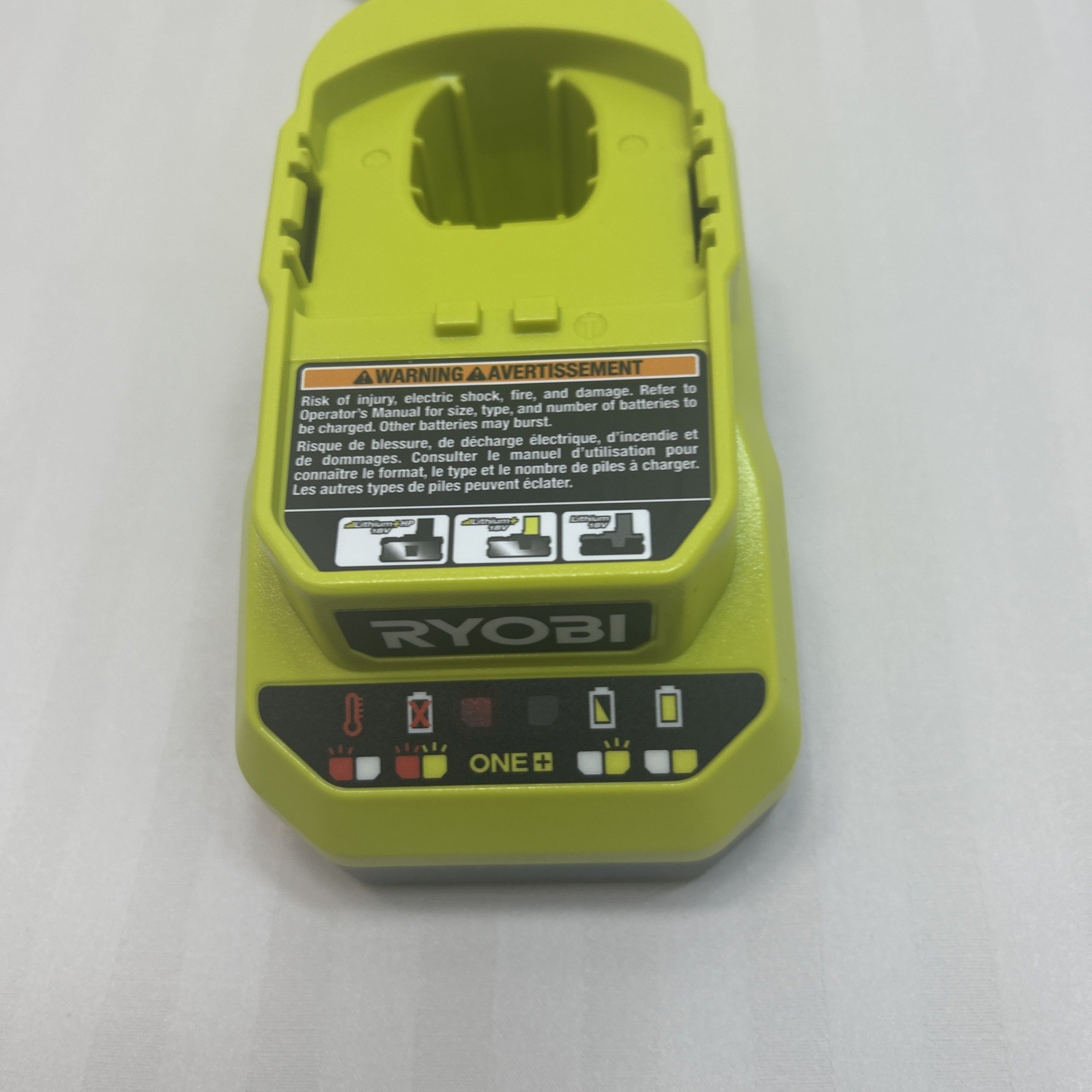 Ryobi 18V ONE+ Fast Battery Charger PCG002 Lithium-Ion Quick Charge OEM Tested