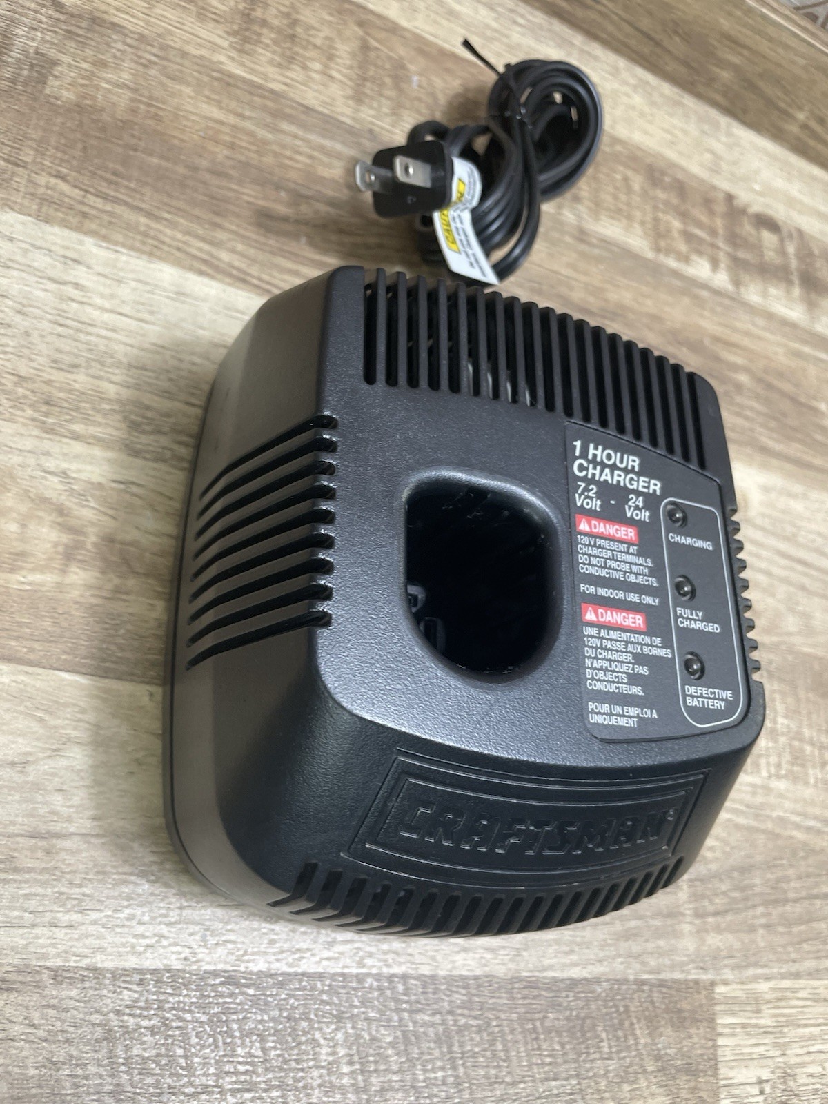 Craftsman BATTERY CHARGER OEM 1 Hour Fast 7.2V 12V 18V 19.2V 24V 1425301 Tested