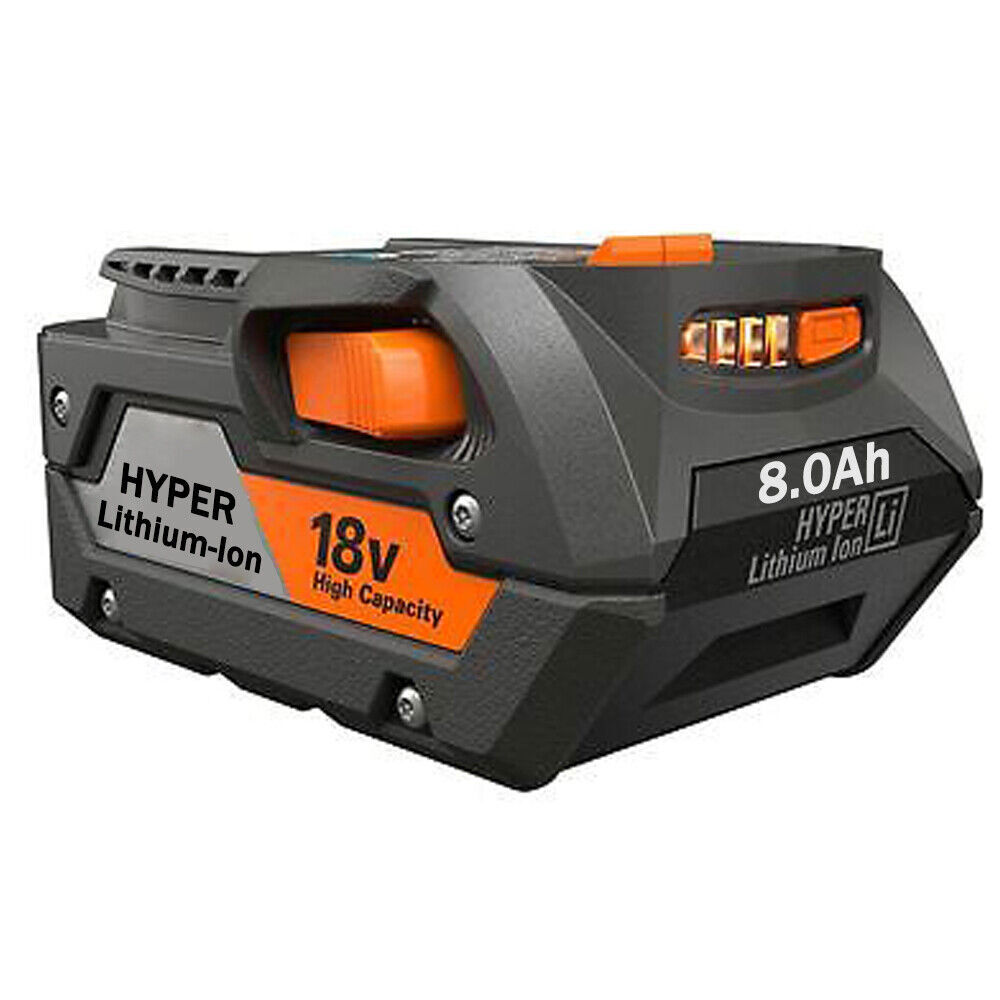 1-2x for Ridgid R840085 8.0Ah/6.0Ah Li-ion Battery 18V R840087 3.0Ah 4.0Ah 7.0Ah