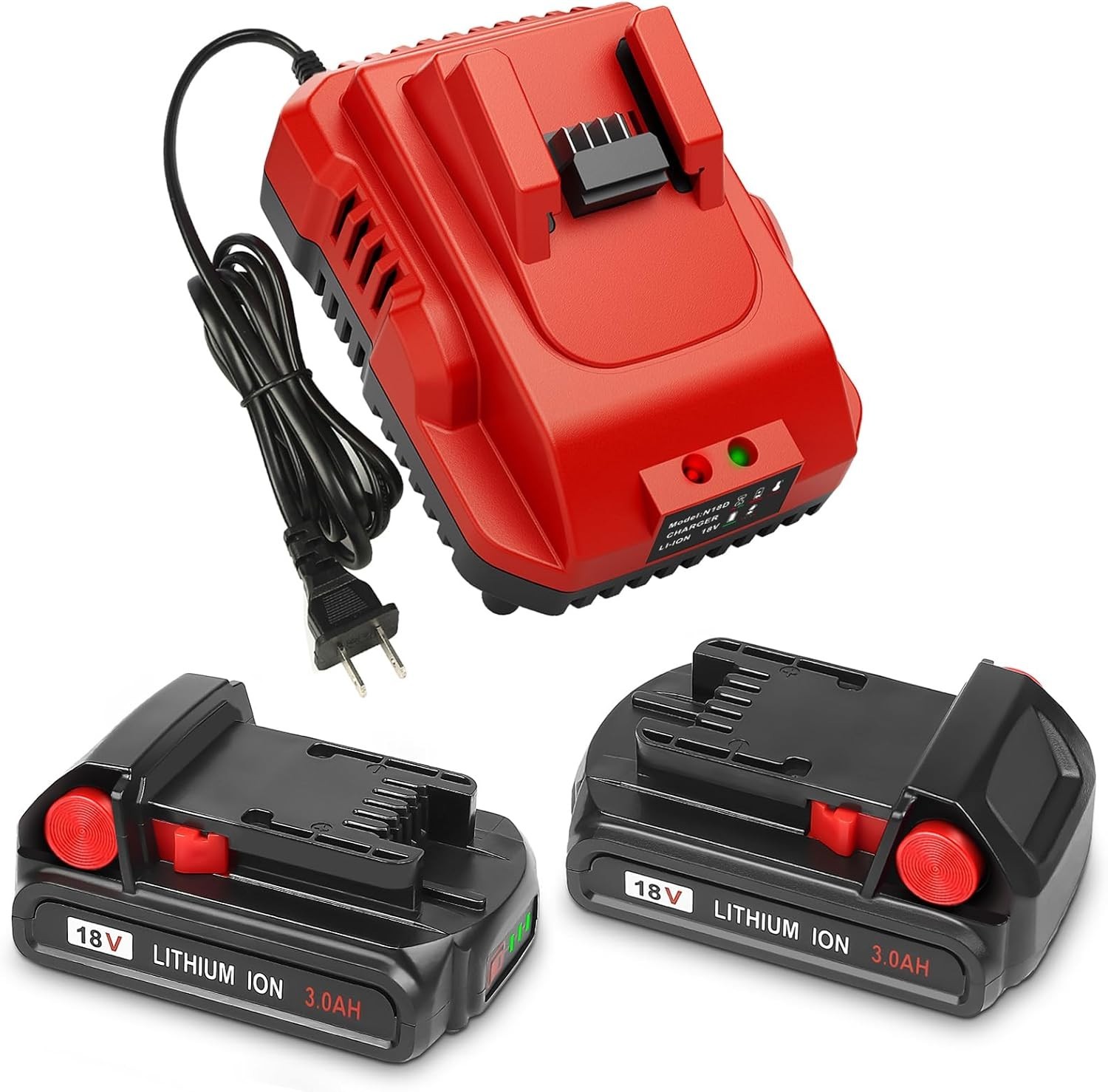 Car Battery Charger Replace For Milwaukee M-18 18V Lithium Ion Battery Charger