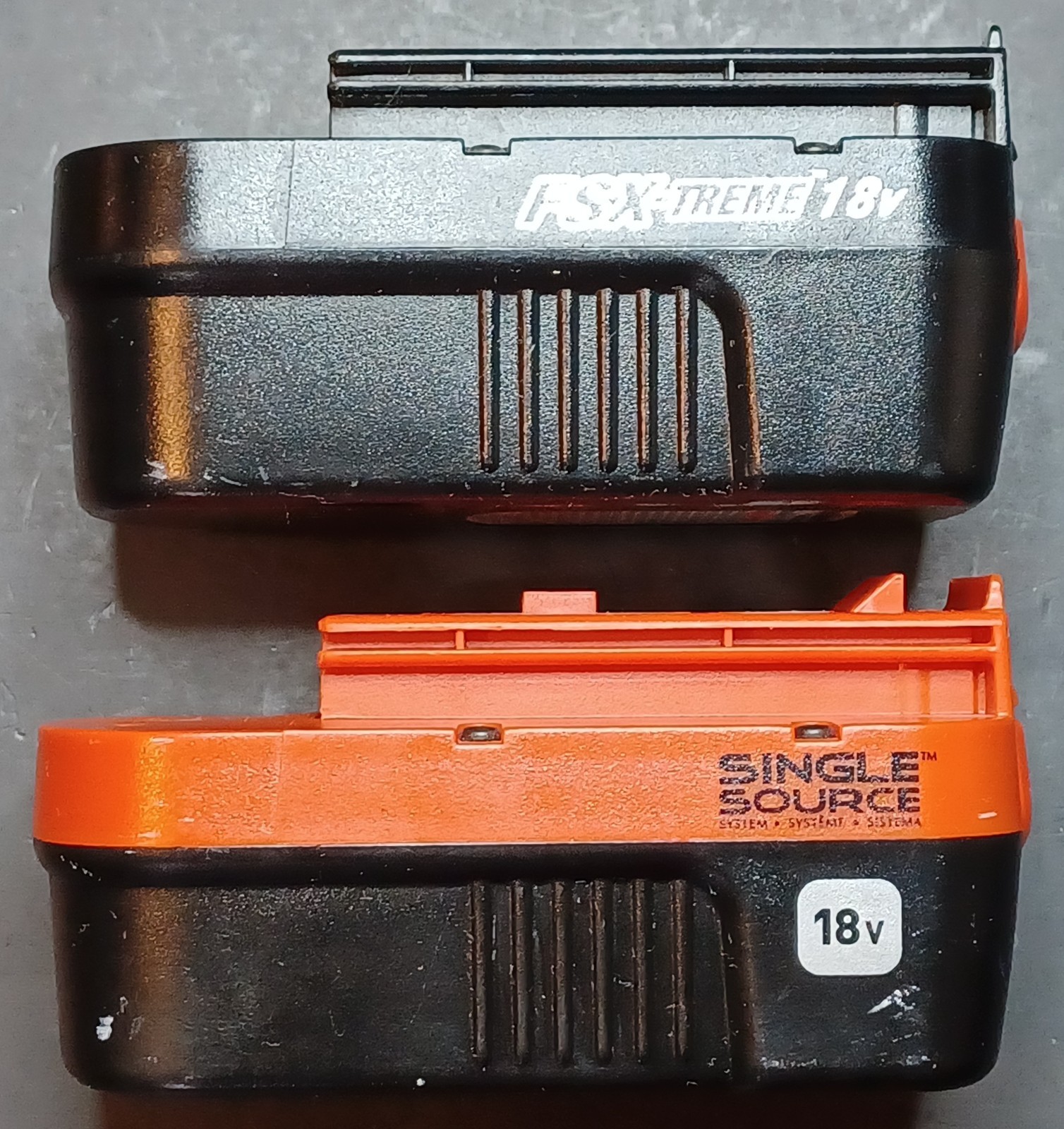Black & Decker Fire Storm 18V Dual Charger FS180DC UD-18V2C With 2 Batteries
