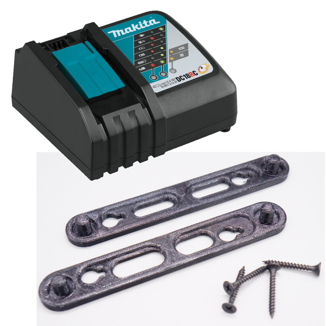 Pressure Holder Wall Mount for Makita DC18RC Single Port Charger 18v