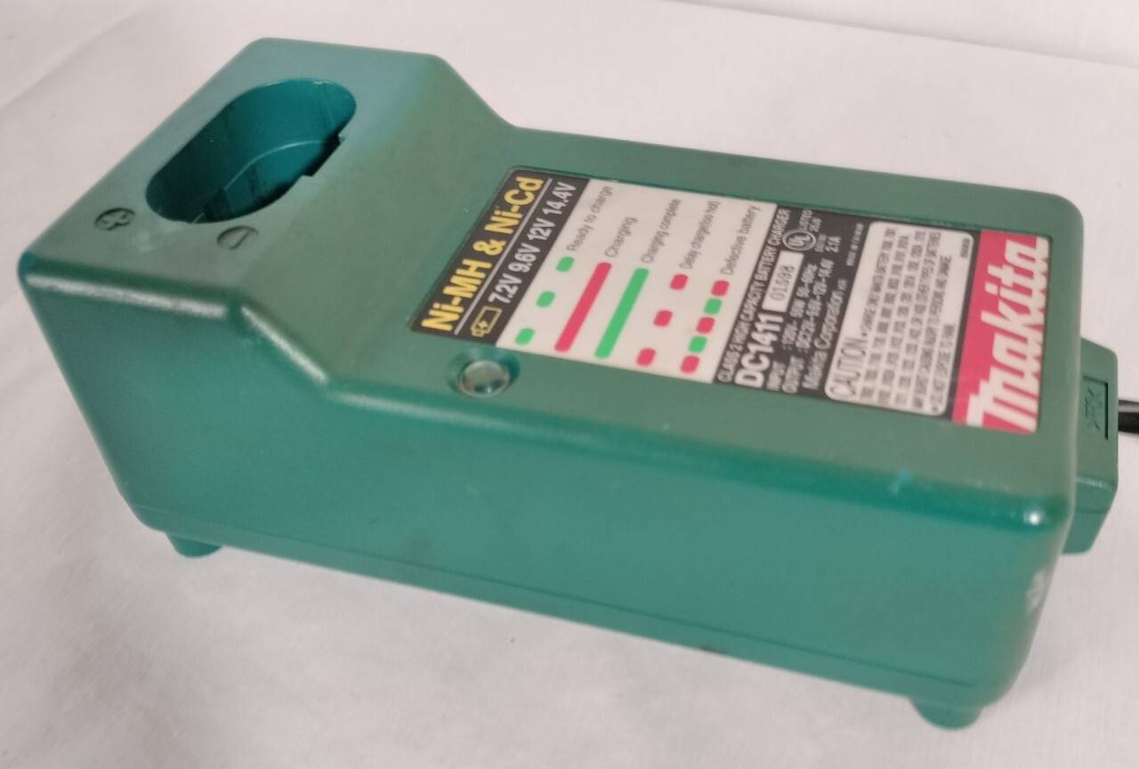 Makita DC1411 Battery Charger Ni-MH Ni-Cd 7.2V-9.6V-12V-14.4V-18V