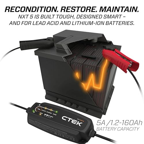 40-658 Fully Automatic 4.3 amp Battery Charger and Maintainer 12V NXT 5