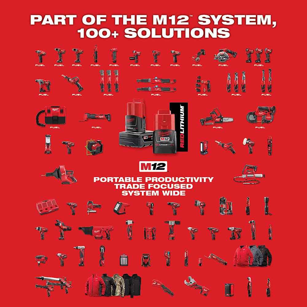 Milwaukee 48-59-1807 M18 & M12 Rapid Charge Station ((3) M18 & (3) M12 Packs)