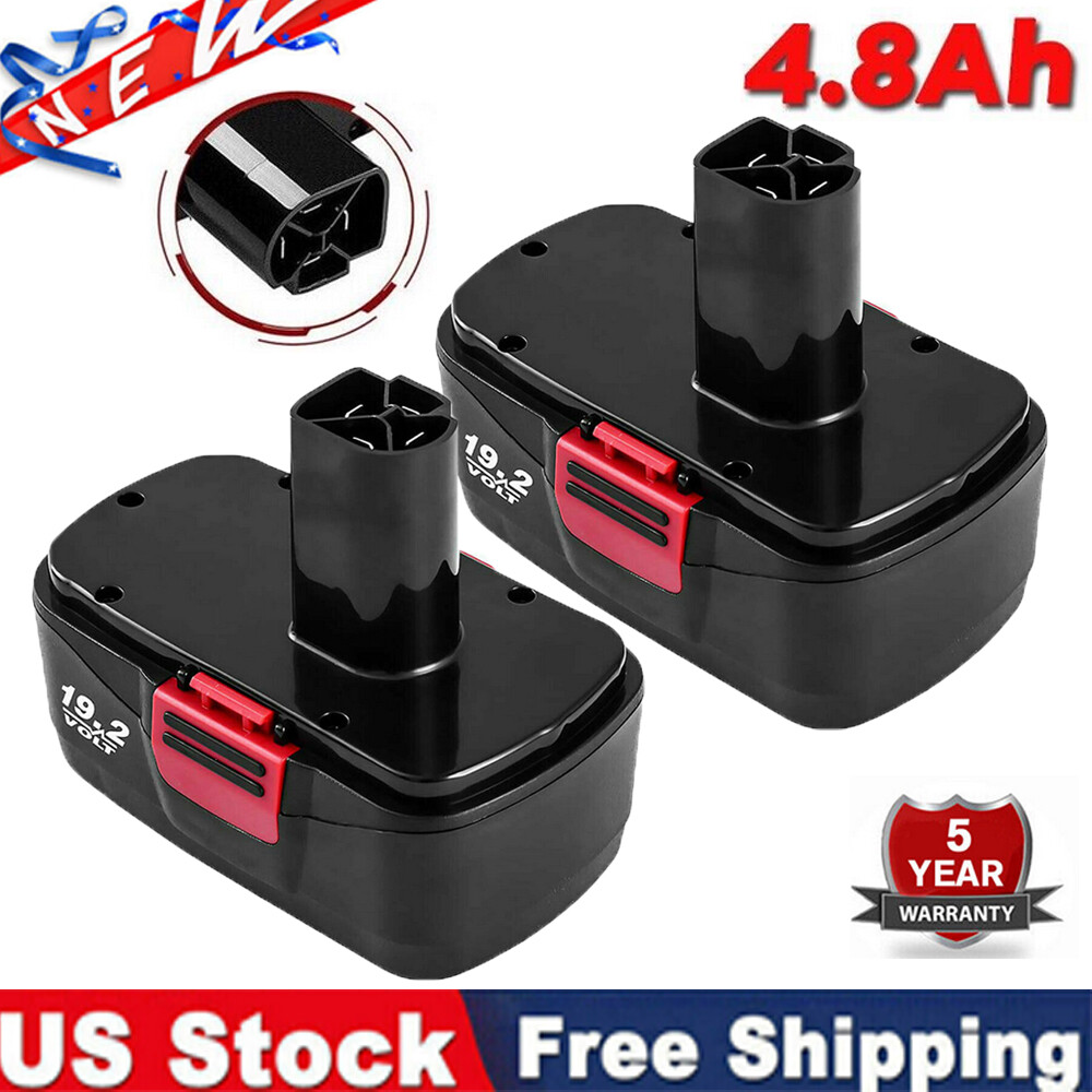 2Pack for Craftsman 19.2 Volt 4.8Ah Battery C3 DieHard 130279005 11376 130279003