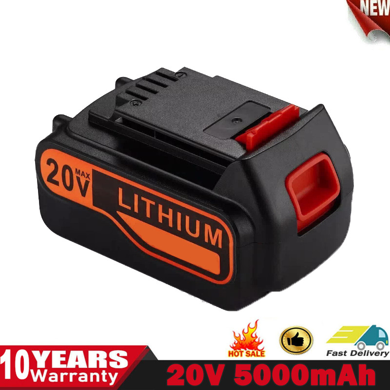 20V LITHIUM-ION BATTERY REPLACEMENT FOR BLACK AND DECKER 20VOLT LBX20 LBXR20 NEW