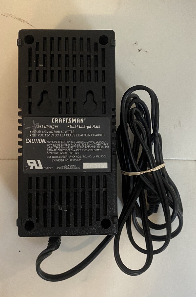 Craftsman Professional Battery Charger 12.0v 13.2v 14.4v 974062-001 Fast Charger