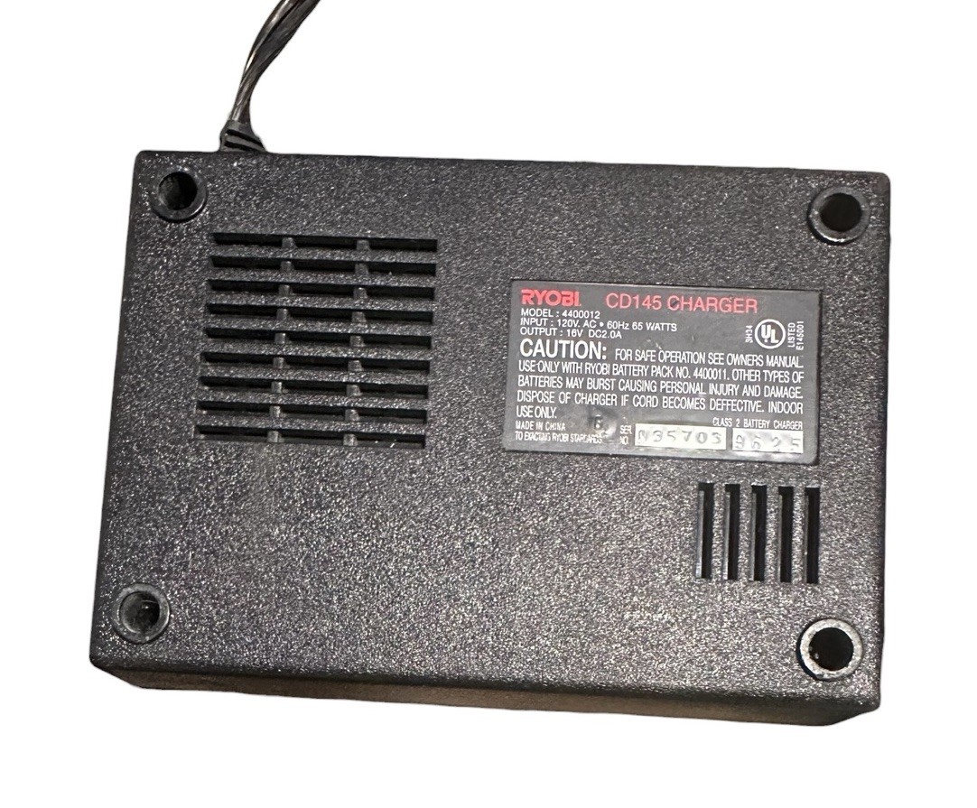 Ryobi 14.4v ChargePlus+ Battery Charger CD145 Charger Model 4400012 Tested Works