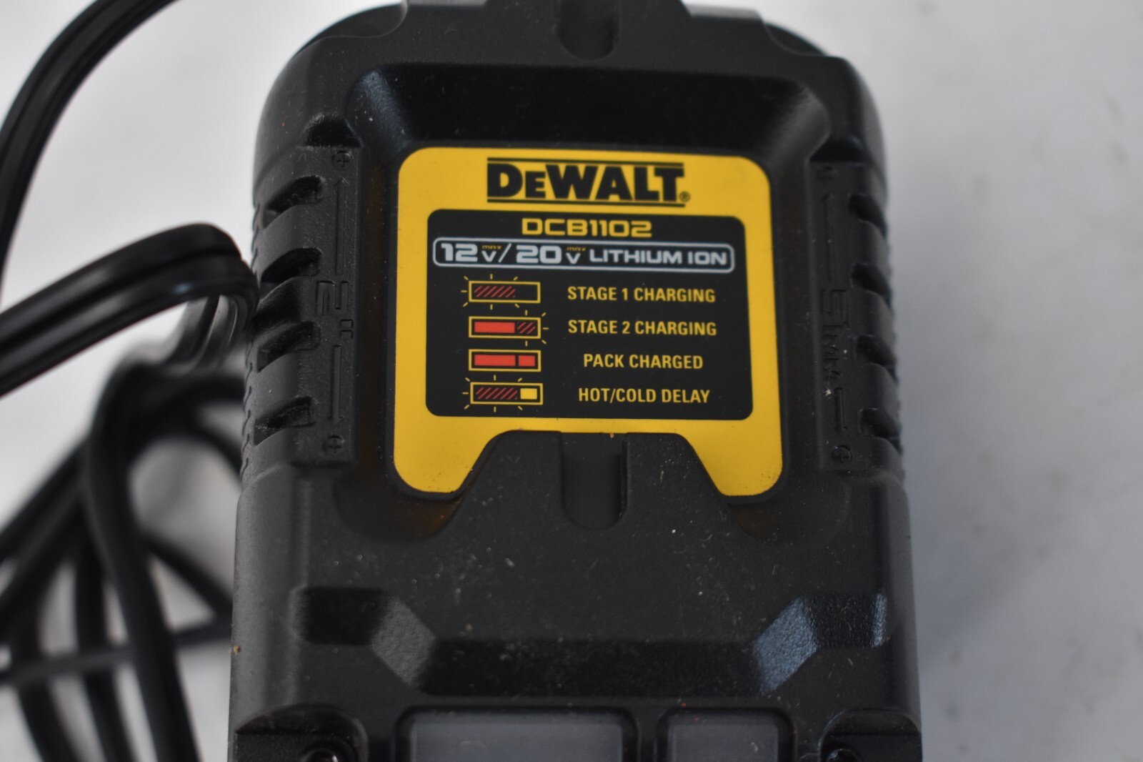 DeWalt 12/20V Max Lithium Ion 2 Amp Multi Voltage Charger DCB1102 Genuine OEM