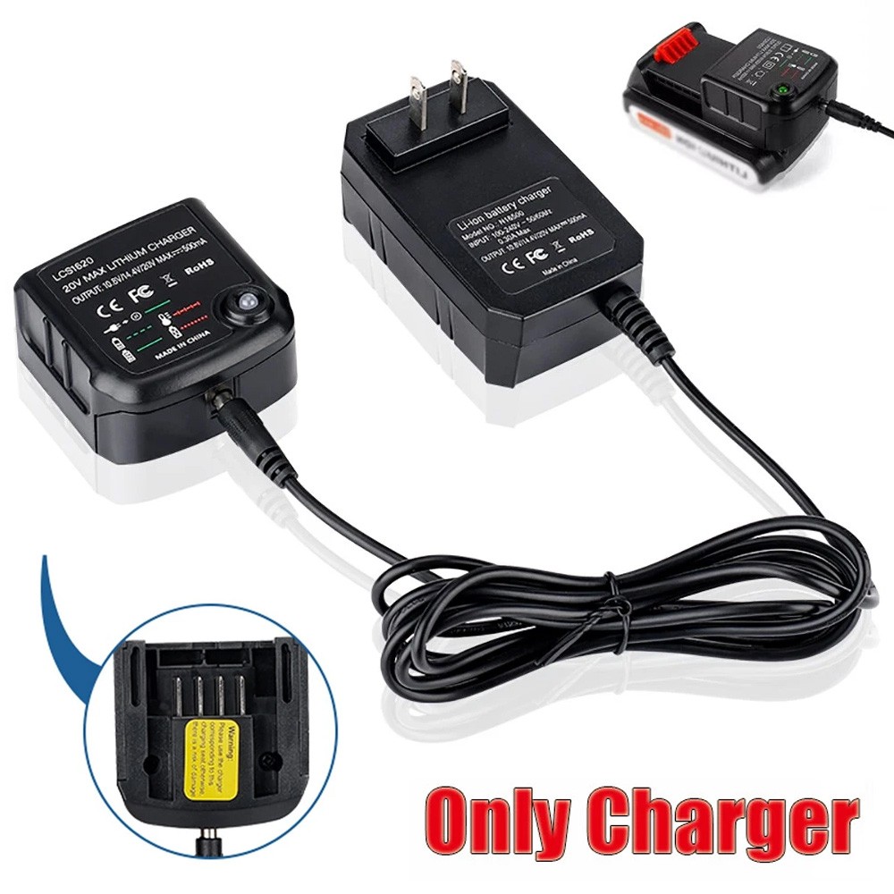 LCS1620 Charger for Black and Decker 20v max Charger 20V Lithium Battery LBXR20