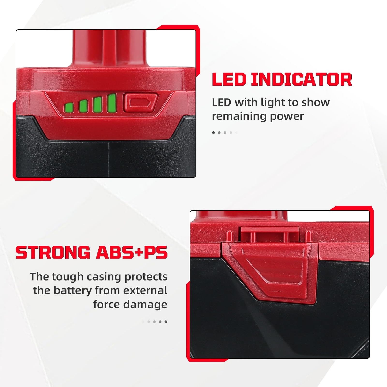Lumsing 2Pack C-3 19.2V 7.0Ah Lithium-Ion Replacement For Craftsman Battery
