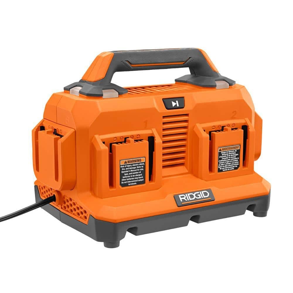 RIDGID 18V 6-Port Sequential Charger
