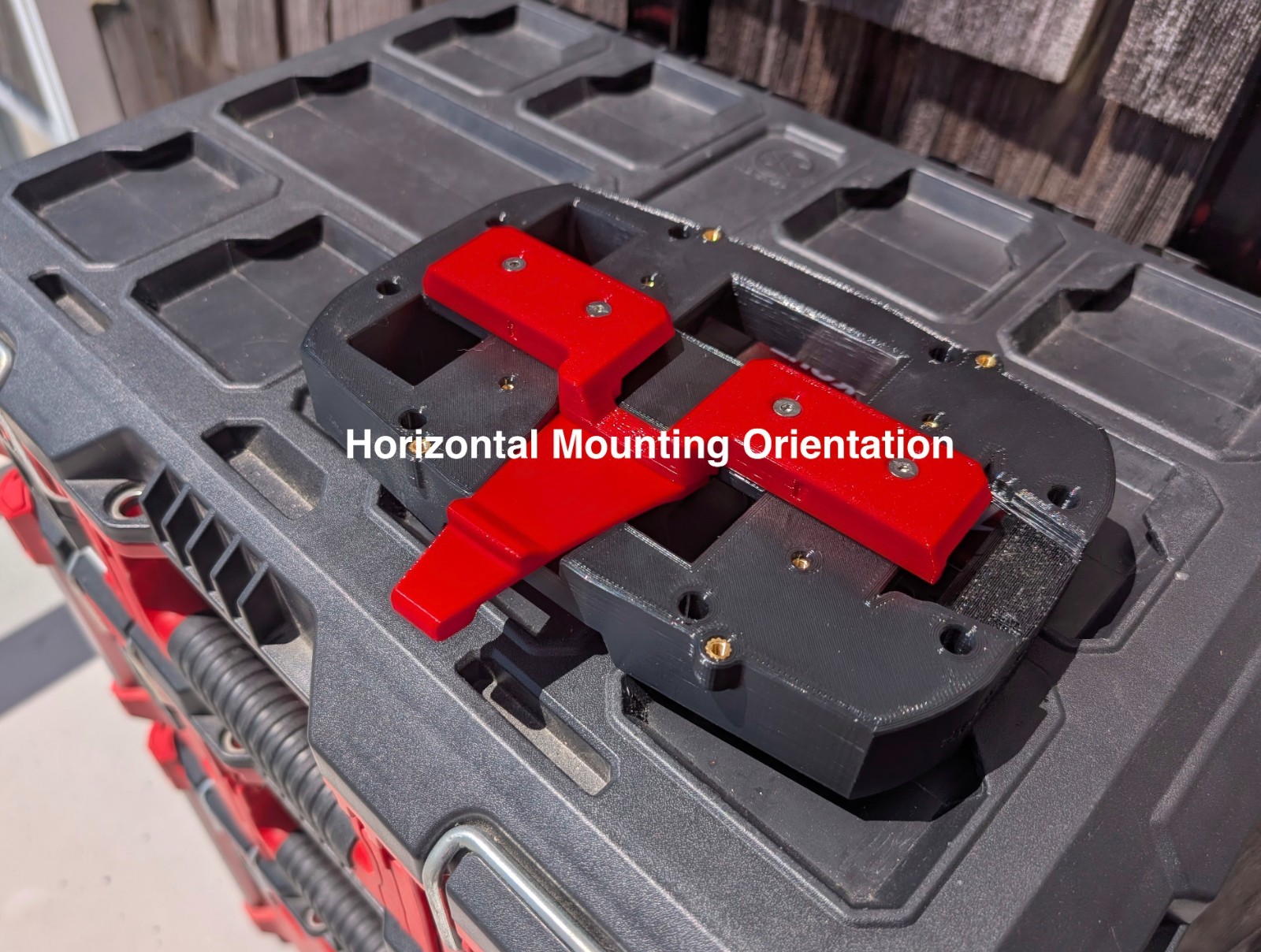 Packout Mount for Milwaukee M18 Six Pack Sequential Charger (Model# 48-59-1806)