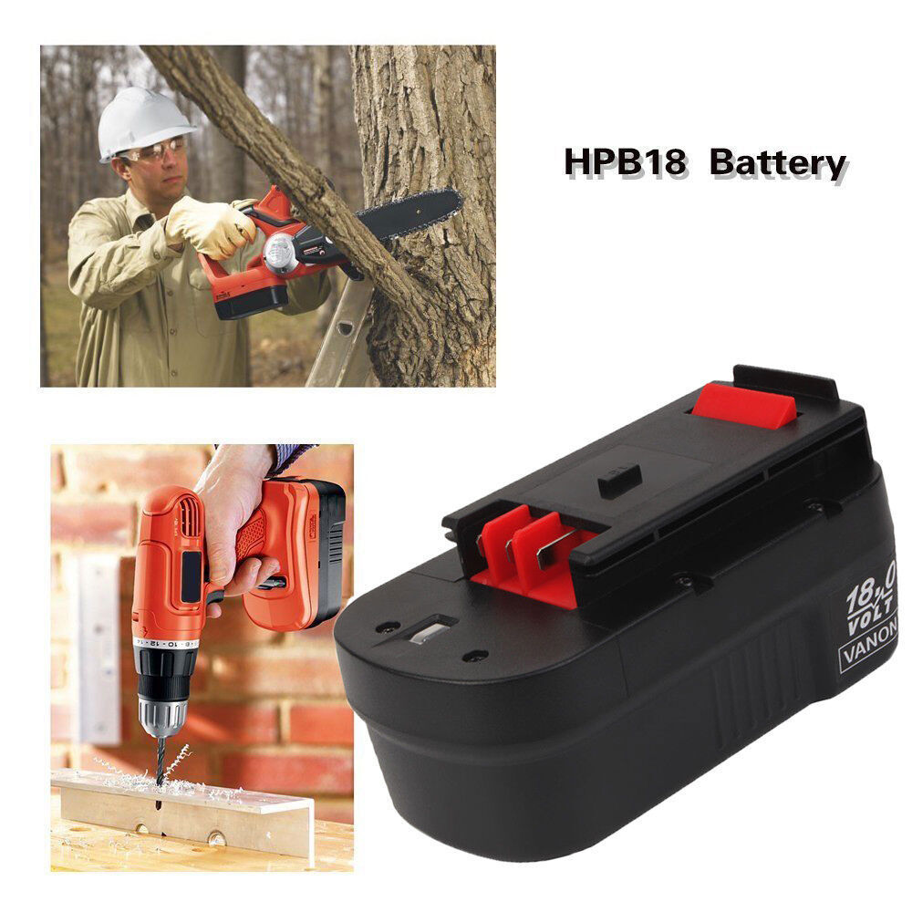 18V NICD Battery for Black & Decker HPB18-OPE NS118 XTC183BK EPC18CAK BD18PSK US
