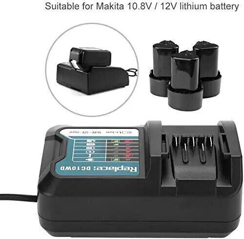 DC10WD Charger For Makita CXT 12V MAX Li-ion Battery Charger BL1041 BL1021 10.8V
