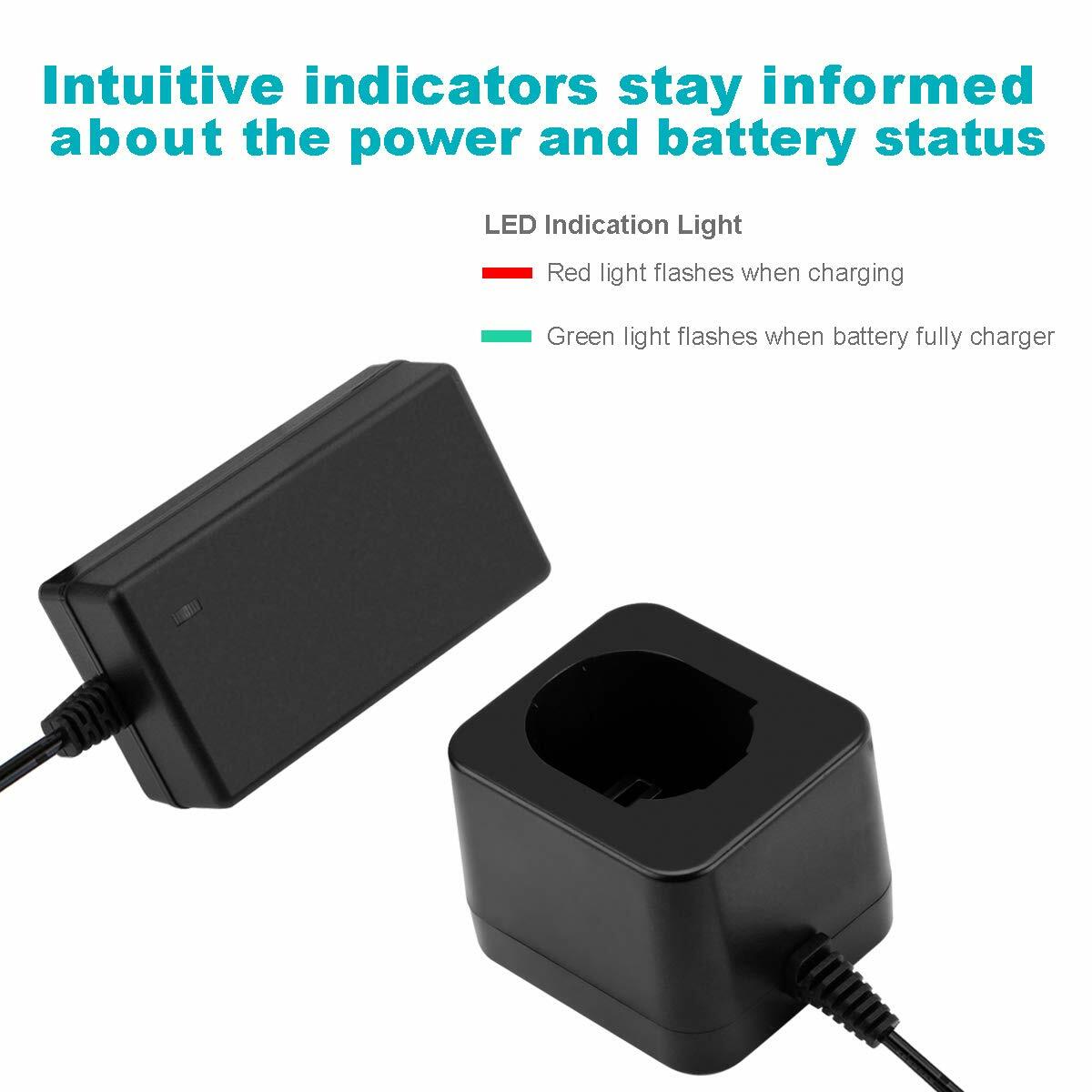 7.2V-18V Battery Charger For Black Decker PS120 PS130 PS140 Ni-MH/Ni-Cd Pod