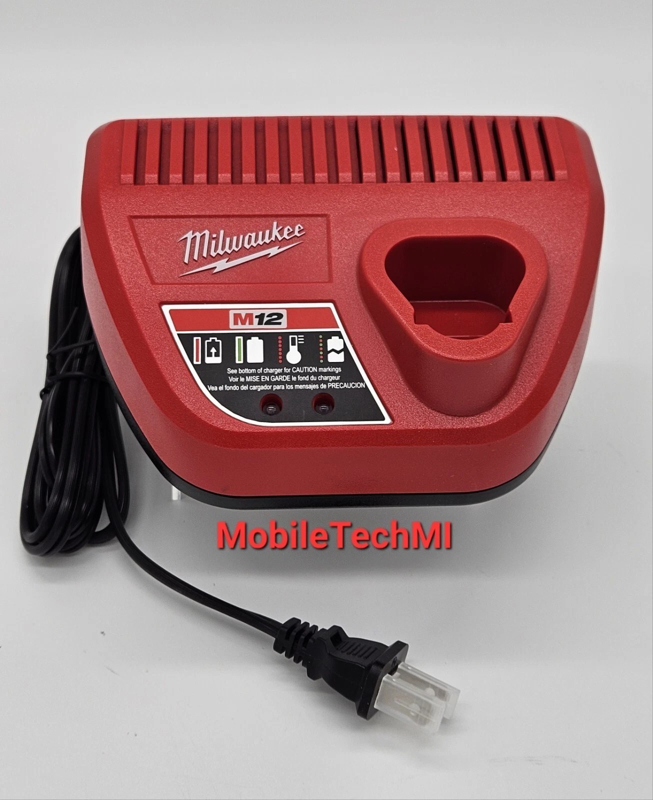 New Milwaukee M12 Battery Charger Genuine 48-59-2401 Lithium-Ion 12 Volt 12V