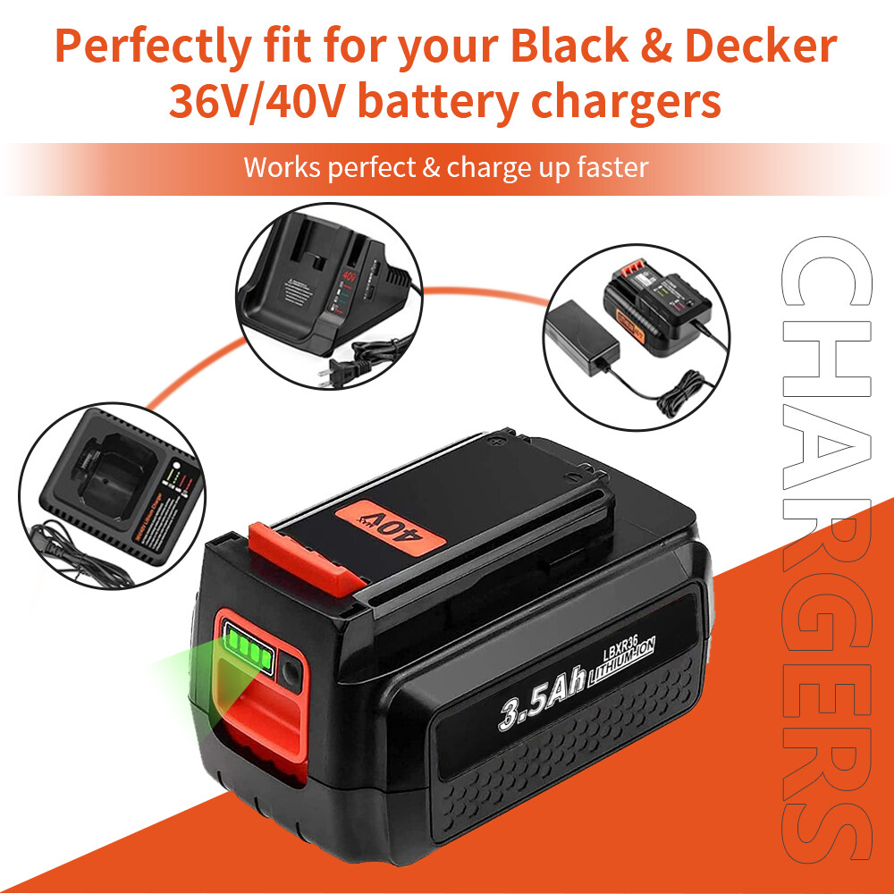 40V 4.0Ah Lithium Battery for Black and Decker 40 Volt /36v Max Weed Eater – NEW