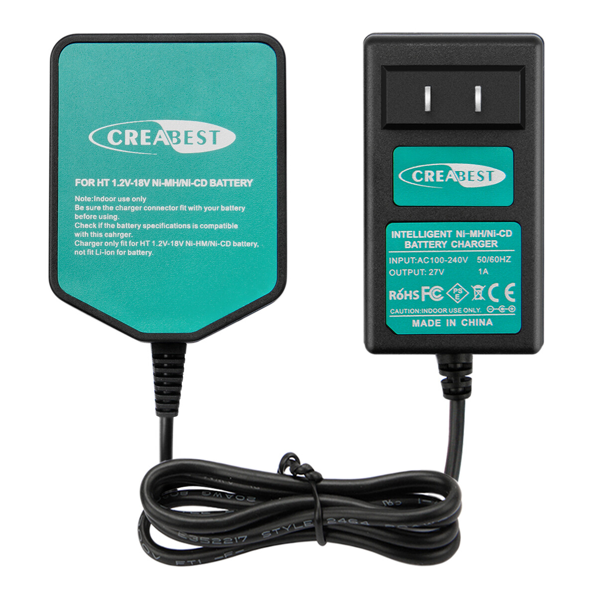 7.2V-18V NiMH/Ni-CD Battery Charger for HITACHI EB1412S EB712S EB1220BL DS18DFL