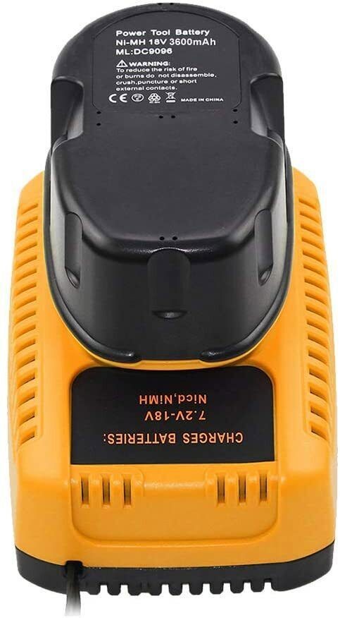 18 Volt DC9310 Charger for Dewalt 7.2V-18V XRP Battery NiCd/NiMh DC9096 DC9098