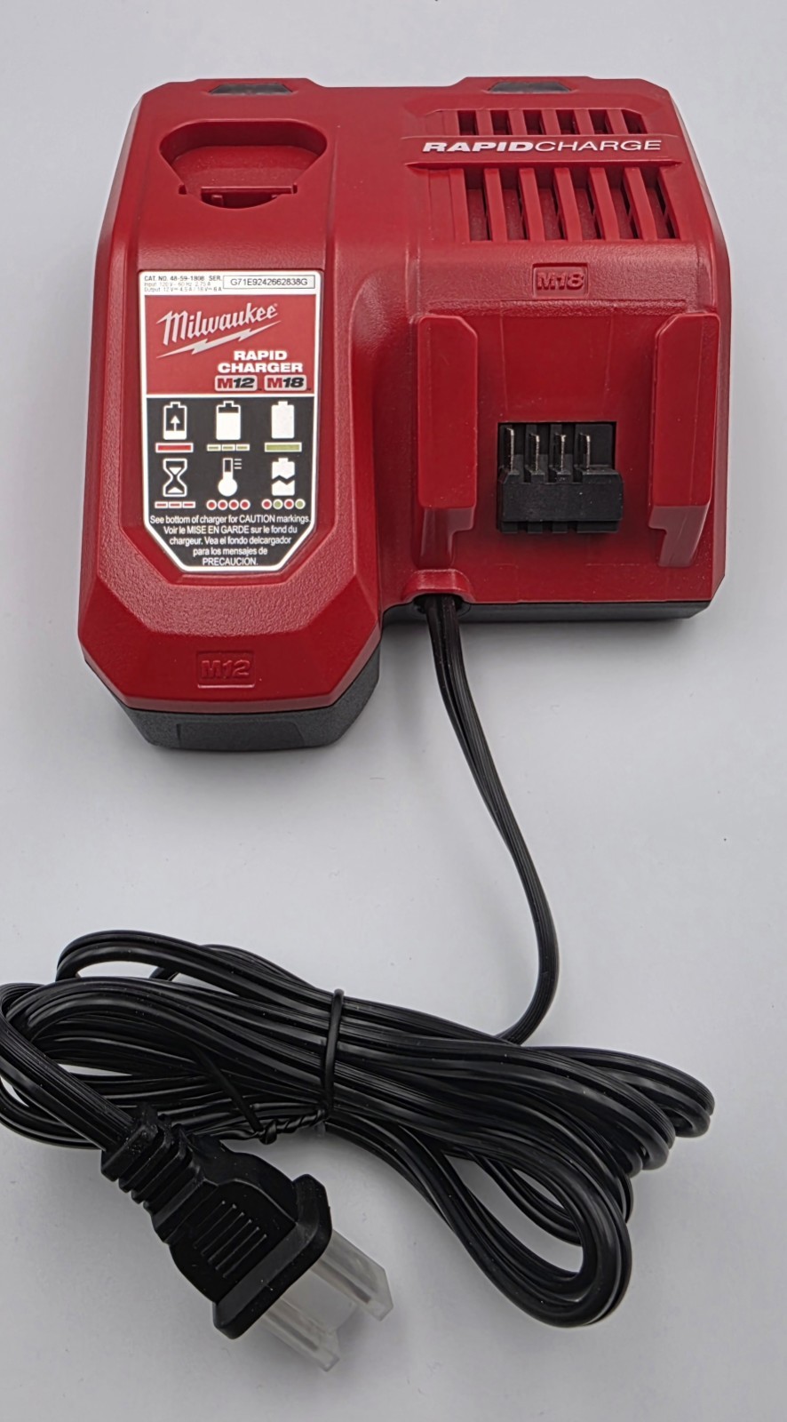 Milwaukee Rapid Charger M12 & M18 48-59-1808