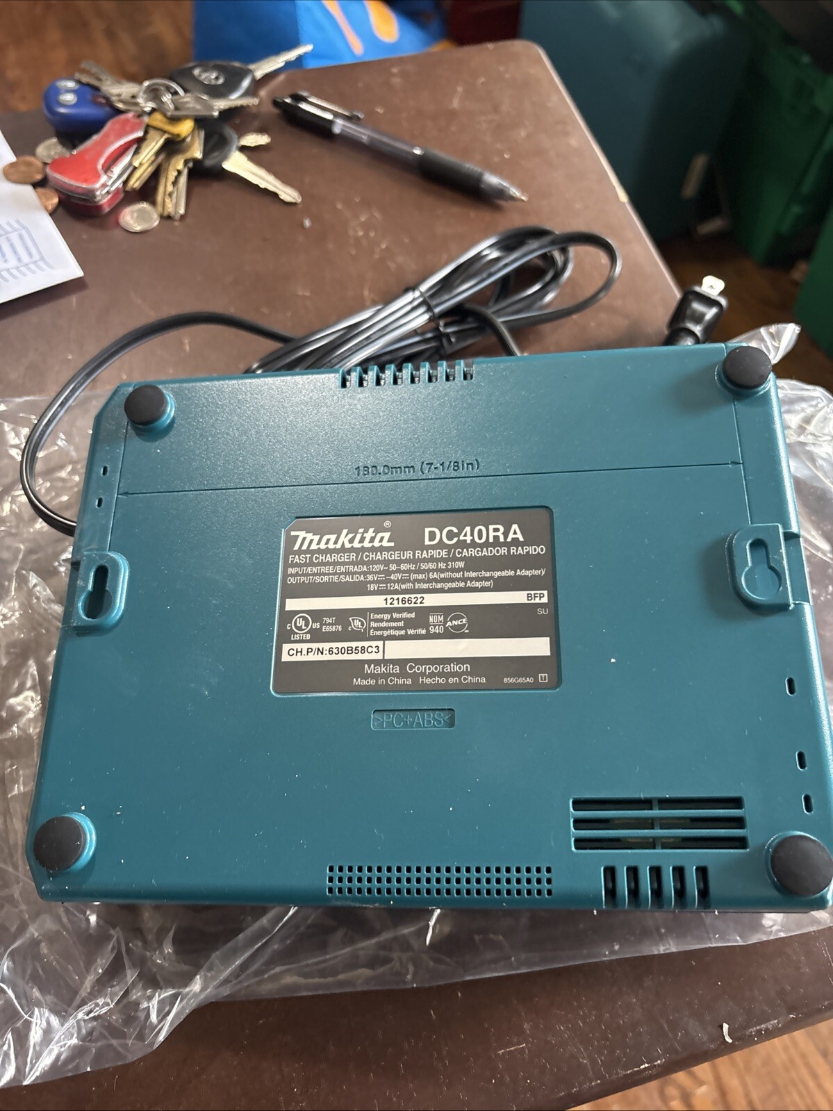 Makita DC40RA 40V Max XGT Rapid Optimum Charger – New