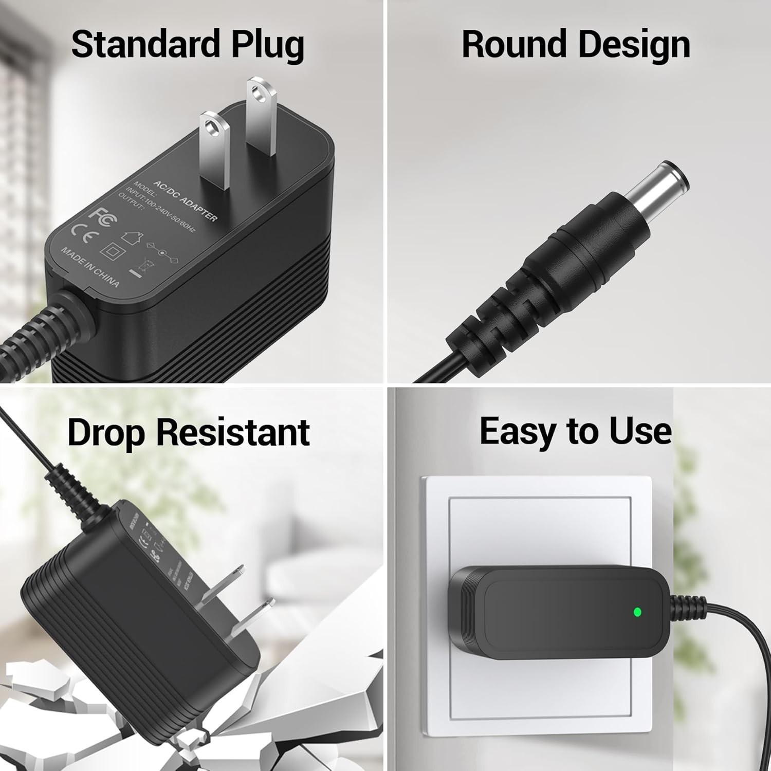 Compact 24V Lithium-ion Charger for Various Snow Joe Battery Models – Durable