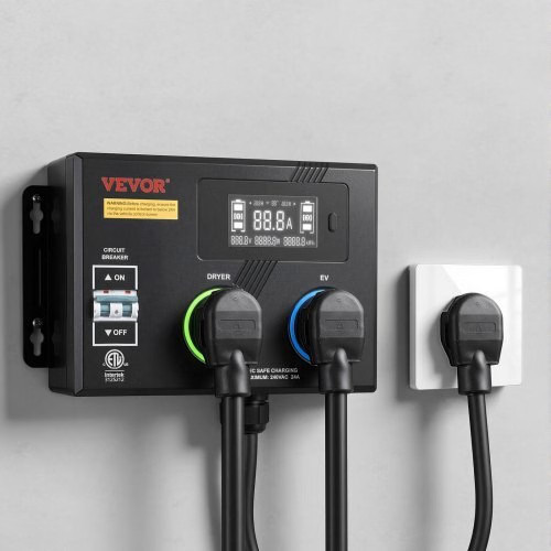 Automatic EV Charging Switch, NEMA 14-30, Splitter Switch for Dryer & EV Charge