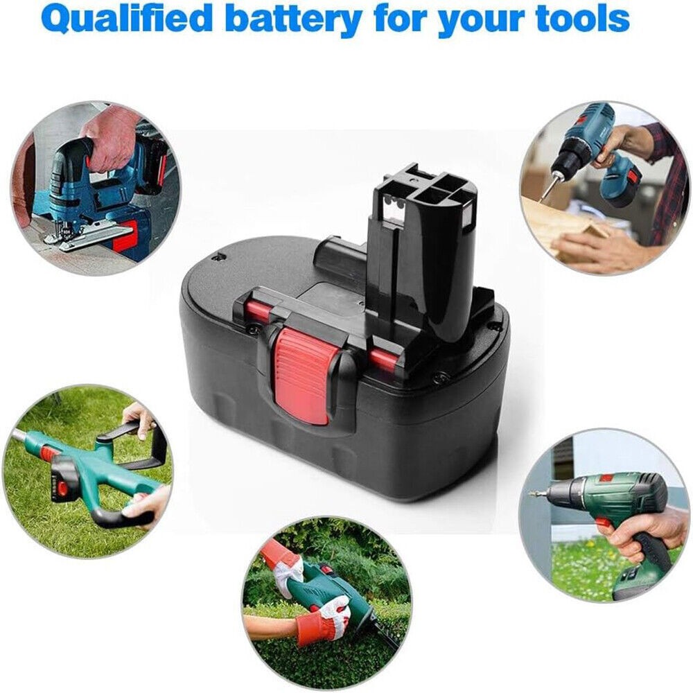 4.8Ah 2 Pack 18 Volt Battery for Bosch BAT025 BAT180 BAT181 BAT189 BAT026 BAT160