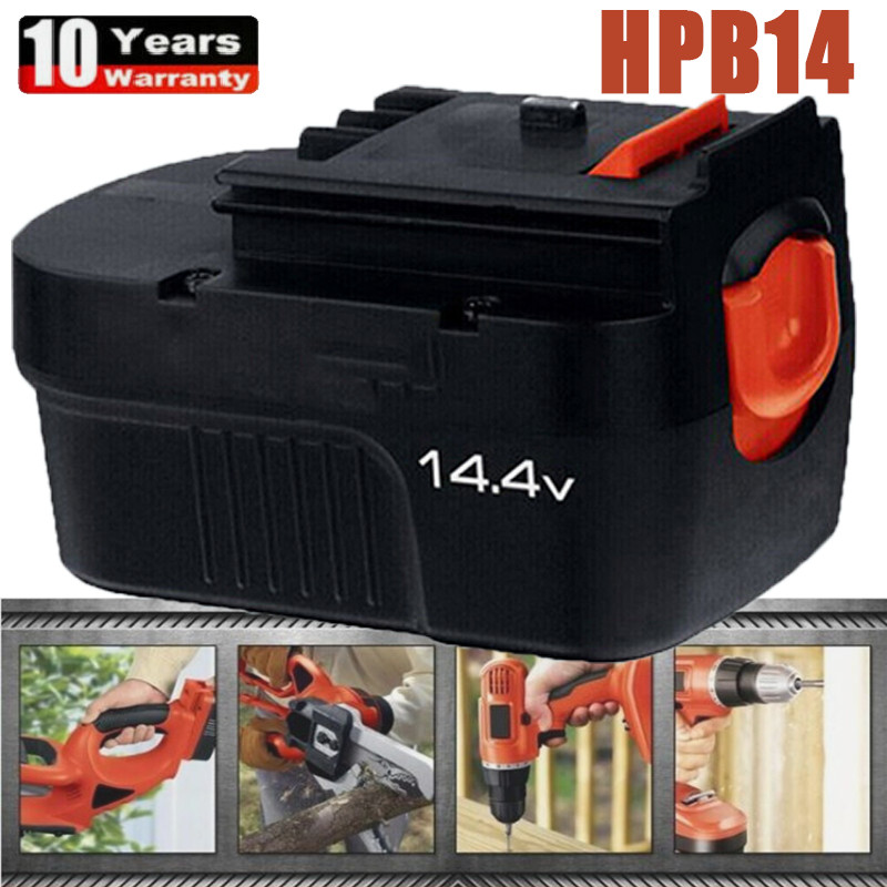 4.8Ah for BLACK+DECKER 14.4V Slide Battery HPB14 FIRESTORM FSB14 499936-34 A14