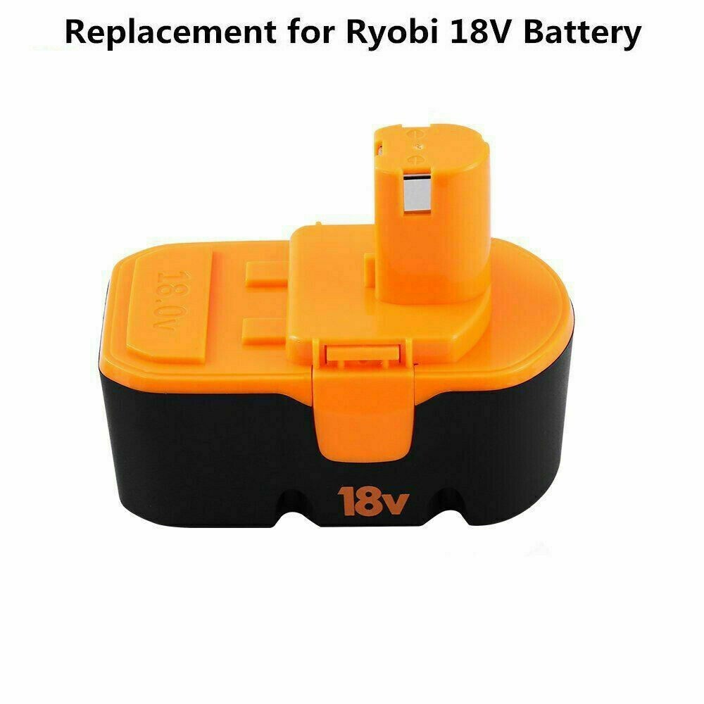 2Pack 18V 4.8Ah Ni-Mh Battery Replace for Ryobi 18Volt 4800mAh 13022 ABP1801 US
