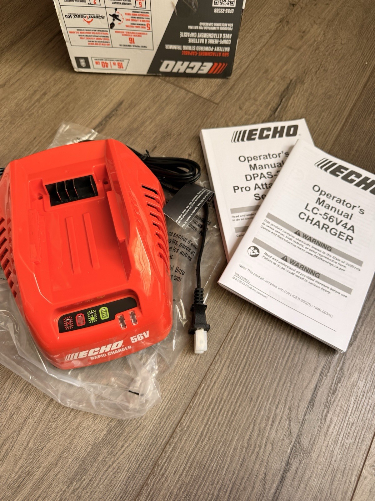 Echo LC-56V2A 56V eFORCE 2A Lithium-Ion Battery Charger