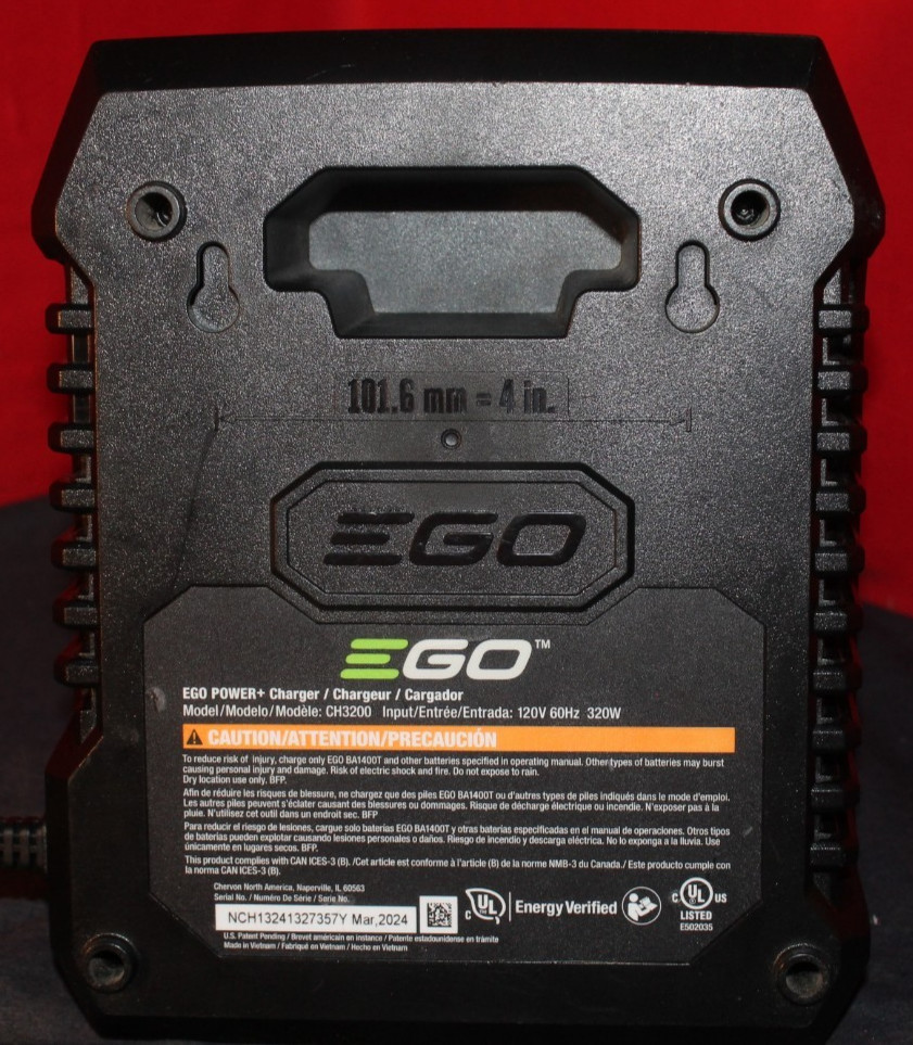 Genuine Original EGO Power CH3200 320W 56V Lithium Battery Charger