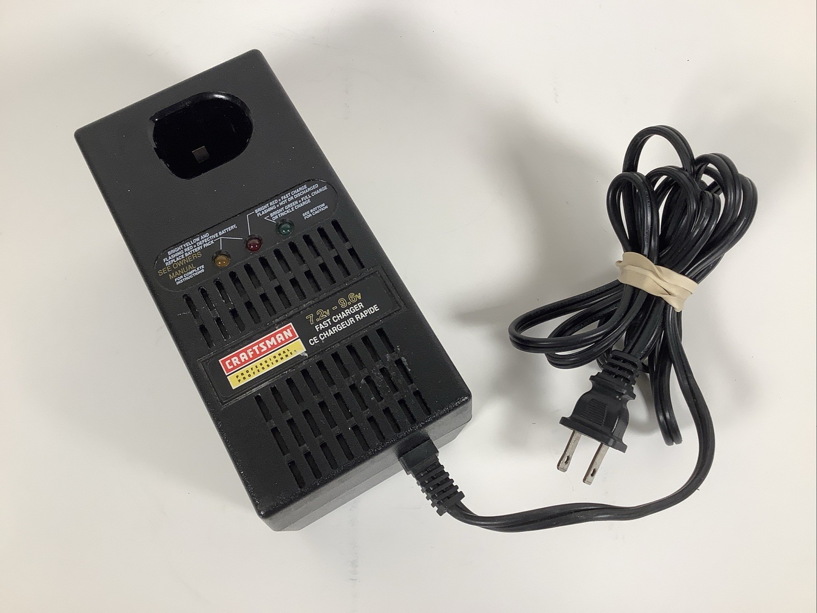Craftsman 974852-002 7.2V – 9.6V Dual Fast Charger Working