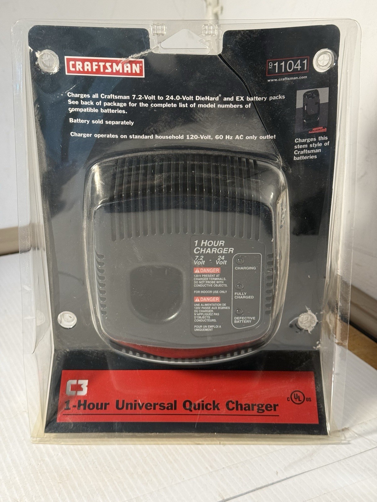 Craftsman Battery Charger 1425301 OEM 1 Hour Fast 19.2V. New!