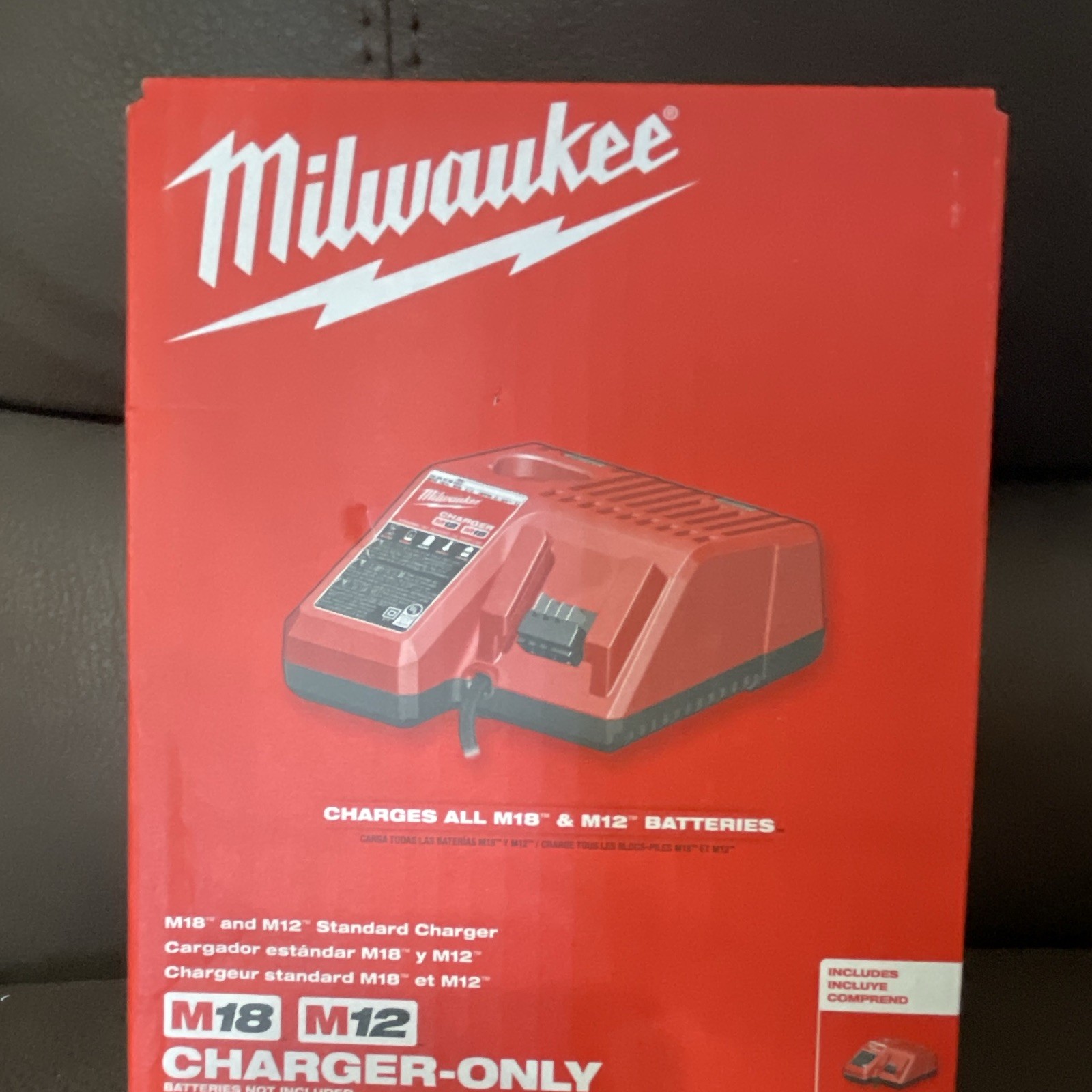 Milwaukee M18/M12 Standard Battery Charger-Charger Only Model 48-59-1812 Red NIB